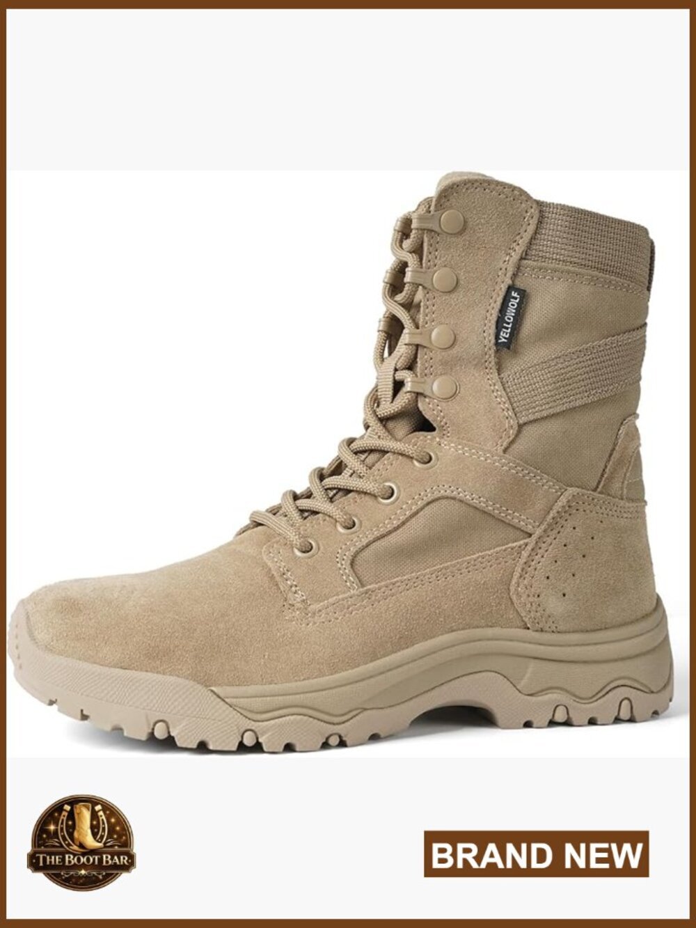 Women's 8-Inch Tactical Boots Lightweight Combat Work Shoes Side Vents